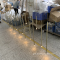 Custom Lamp Fixtures Hotel lobby custom dimming metal tube ceiling chandelier Factory